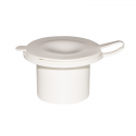 Cabine de douche encastrée en PVC blanc