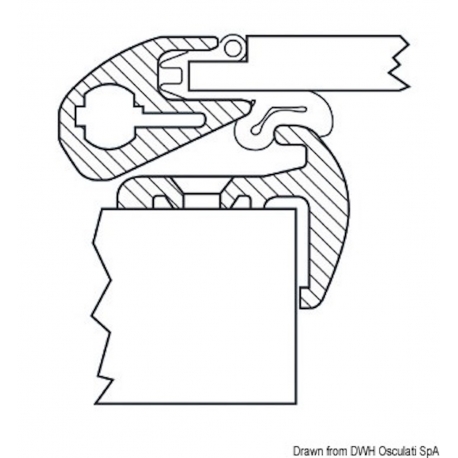 Passo uomo Low Profile 30 con braccetto - Lewmar