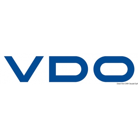 Voltmeter 8/16 V white - VDO