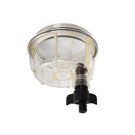 Spare transparent tray with fuel filter bleeder