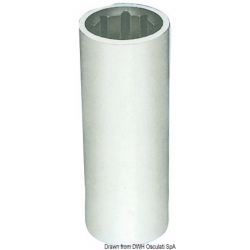 Bushing for axis lines with external resin reinforcement