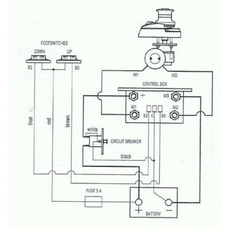 Lofrans - 12 V four-terminal control box