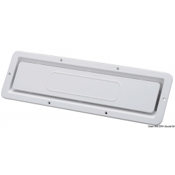 Engine room air intake in UV-resistant white ABS
