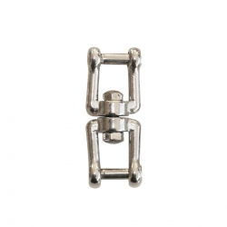 Girella in acciaio inox AISI 316 con perno incassato a brugola grillo + grillo.