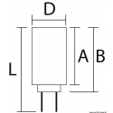 Ampoule SMD LED douille G4 pour spots - Osculati