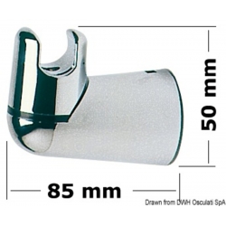 Soporte de pared giratorio de ABS cromado