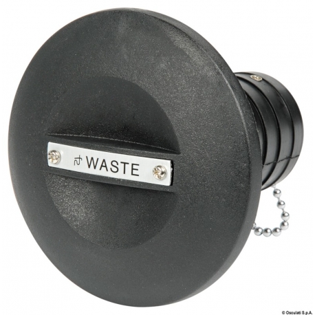 Schwarzer Nylon Boarding Plug - Osculati