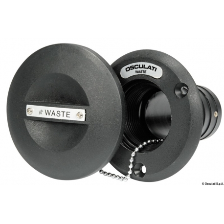 Tappo imbarco in Nylon nero - Osculati