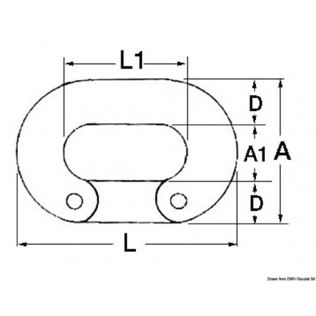 Falsa maglia per giunzioni catene