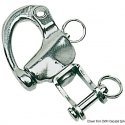 Stainless steel carabiner with swivel shackle