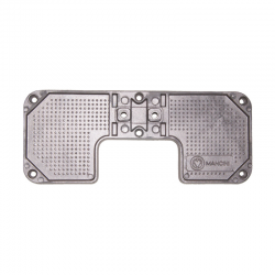 Anodized aluminium stern plate