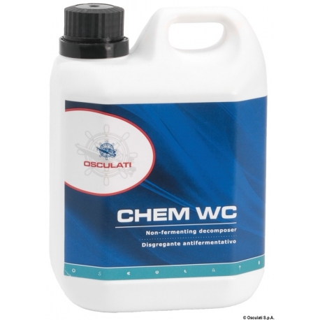 Désinfectant chimique antifermentaire pour toilettes chimiques et réservoirs d'eaux noires - Osculati