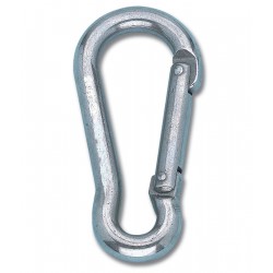 AISI 316 stainless steel pear-shaped carabiner