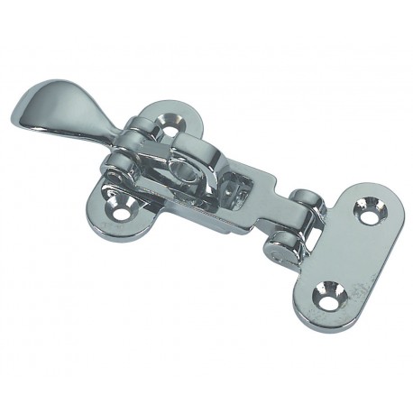 Loquet en laiton chromé avec porte-capuchon