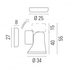 Adjustable magnetic door stop 2