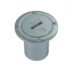 Verchromter Messing-Tankdeckel