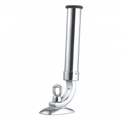 Verchromter Messing-Rutenhalter mit einstellbarer Neigung