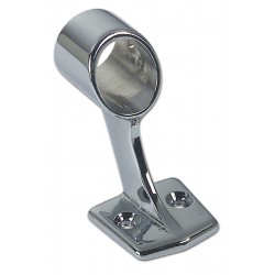 Central fitting for chromed brass handrail Ø mm.22