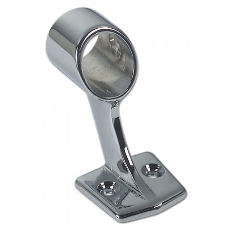 Accesorio central para pasamanos de latón cromado Ø mm.22