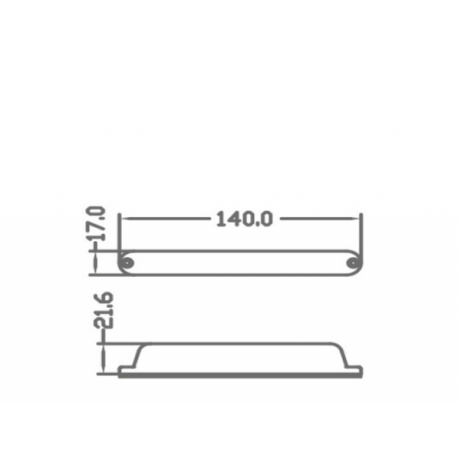 6 LED 12V taklampa