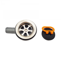 Buet tappeplugg for Ø 25 mm rør.