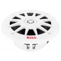 Ein Paar Boss Marine MRGB65 wetterfeste Lautsprecher mit integriertem LED-System