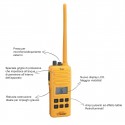 ICOM IC-GM1600E emergency VHF handheld transceiver