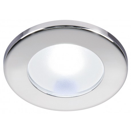 Faretto ad incasso acciaio inox mod. TED CT 2W IP66 luce bianca calda