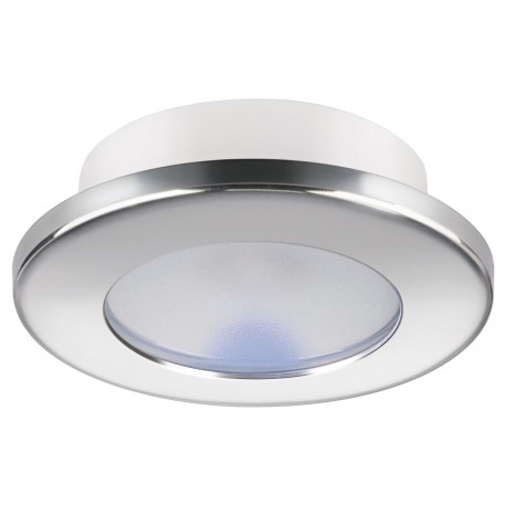 Faretto ad incasso acciaio inox mod. TED CT 2W IP66 luce bianca calda