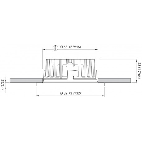 Faretto ad incasso acciaio inox mod. KAI XP LP 4W IP66