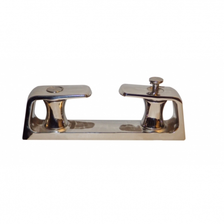 AISI 316 stainless steel cable gland with two lateral sliding rollers