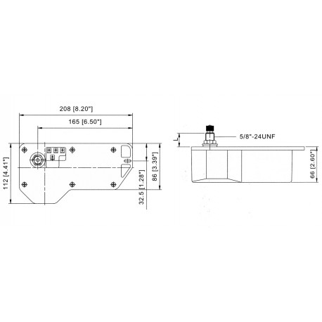 TMC watertight wiper two speeds with automatic return