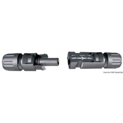 Coppia di connettori MC4 maschio + femmina IP67 per installazione dei pannelli - Enecom