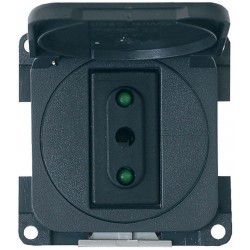 Prise italienne 230V avec couvercle de protection