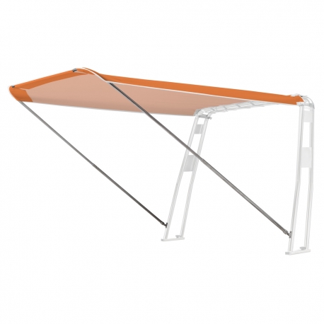 Telescopic awning UNIVERSAL for roll-bar boats - Nettuno Marine Equipment