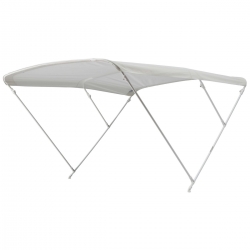 ELEGANCE 3-kaarimarkiisi, 20 mm halkaisijaltaan oleva alumiiniputki, 115 cm korkea. - Nettuno Marine Equipment 2