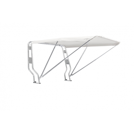 EXCELLENT telescopic awning with roll-bar for inflatable boat included - Nettuno Marine Equipment