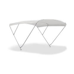 Tendalino ROYAL 3 archi, tubo in acciaio inox Ø 22 mm., altezza 140 cm.- Nettuno Marine Equipmen