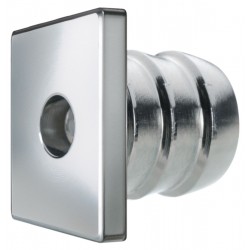 Luz de cortesía cuadrada en acero inoxidable AISI 316 - Quick Mod. TESS