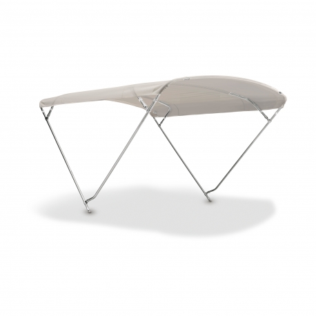 ROYAL awning 4 bows, stainless steel tube Ø 25 mm., height 140 cm. - Neptune Marine Equipment