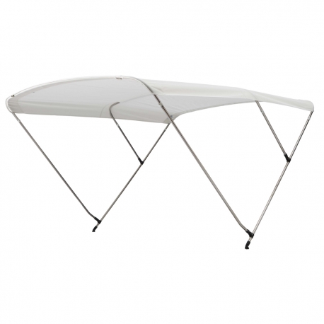 3-boogs SPORT-luifel, roestvrijstalen buis met een diameter van 20 mm, hoogte 140 cm. - Nettuno Marine Equipment