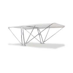 Toldo SUPERIOR delantero y trasero con barra antivuelco para embarcación incluida, altura 130 cm. - Neptune Equipo Marino