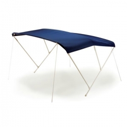 3-buet markise «Sombrero Blue Strong», høyde 110 cm.