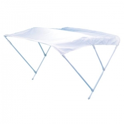 3-buet markise «Sombrero White Strong», høyde 110 cm.