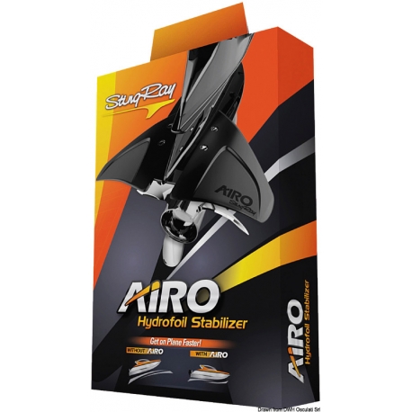 Hydrofoil-vakaimen/tuen kiinnitys ruuveilla - Sting Ray Airo