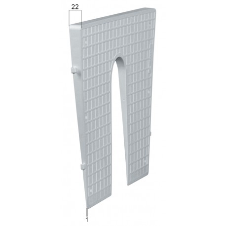 Keilförmige PVC-Heckplatte zur Korrektur der Heckkantenneigung