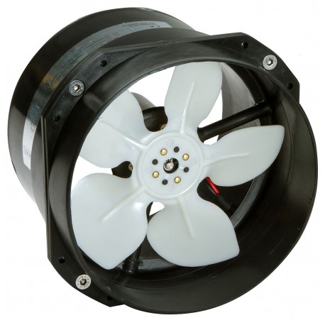 Inline elektrische ventilator - Voldoet aan ISO 8846 voor ventilatie/afzuiging