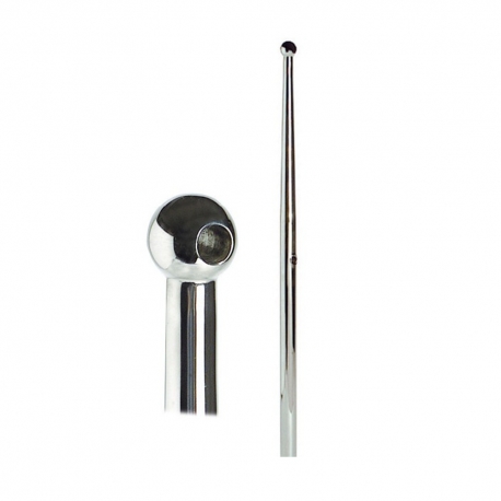 Bougeoir bateau à tête ronde Ø 25 mm pour bases femelles