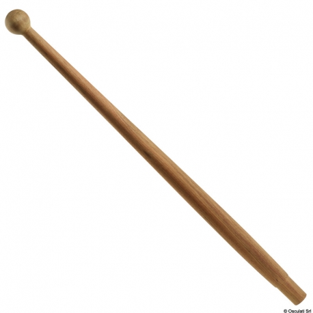 Teak real wood flagpole