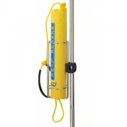Support en acier inoxydable pour ligne de sauvetage - Plastimo